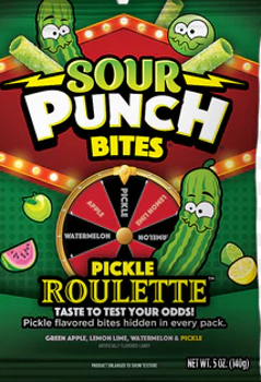 Sour Punch Bites Pickle Roulette