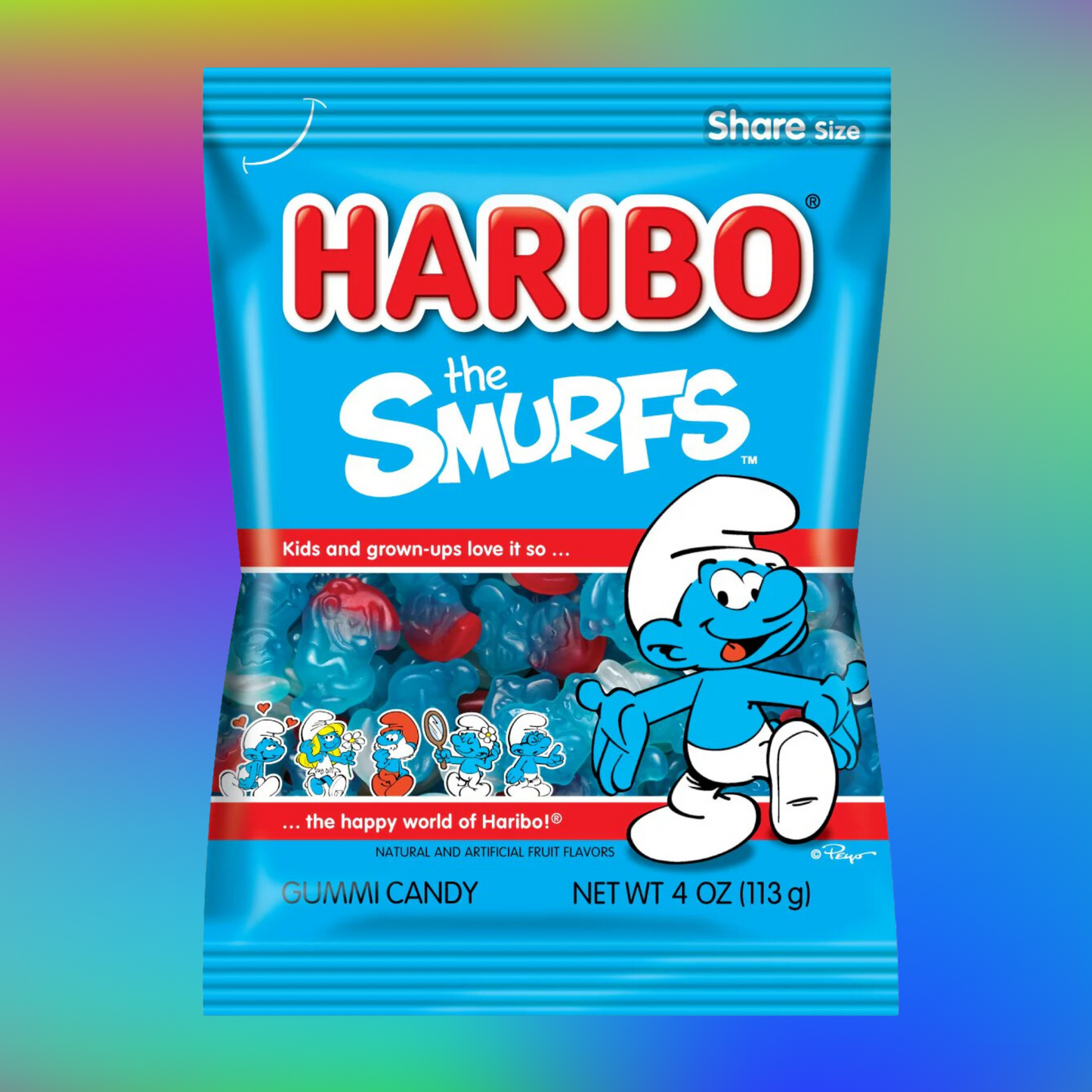 Haribo Smurfs