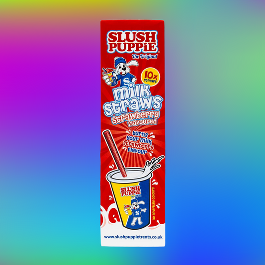 Drinking Straws - Slush Puppie Strawberry (EU)