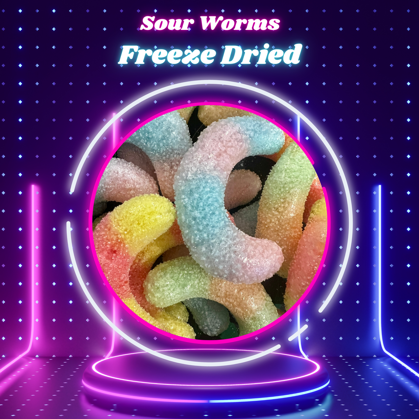 Freeze Dried - Sour Worms