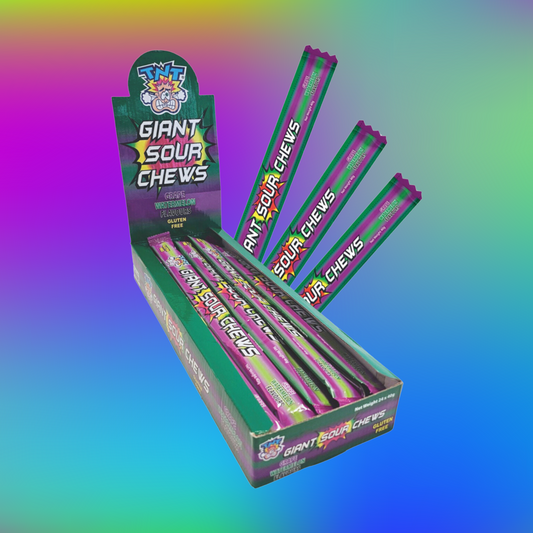 TNT Giant Sour Chew - Grape Watermelon