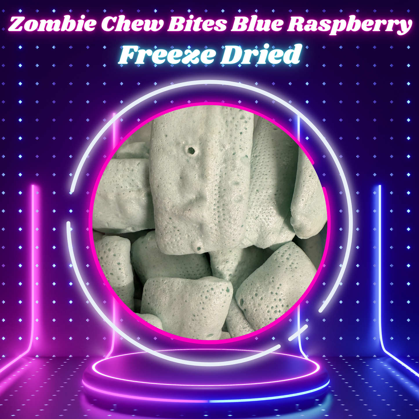 Zombie Chew Bites Blue Raspberry