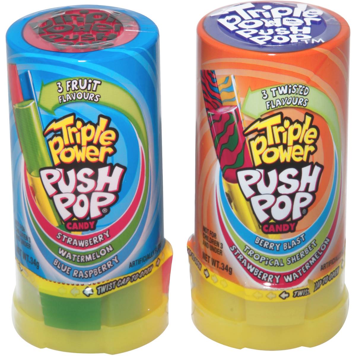 Triple Power Push Pop